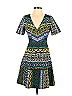 Plenty By Tracy Reese Aztec Or Tribal Print Multi Color Yellow Casual Dress Size 4 - photo 1