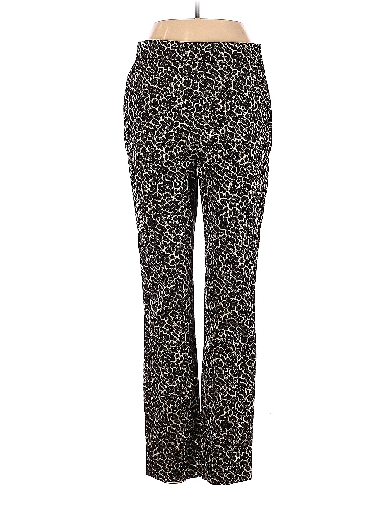 Sézane Animal Print Leopard Print Brown Casual Pants Size 36 (EU) - 82% ...