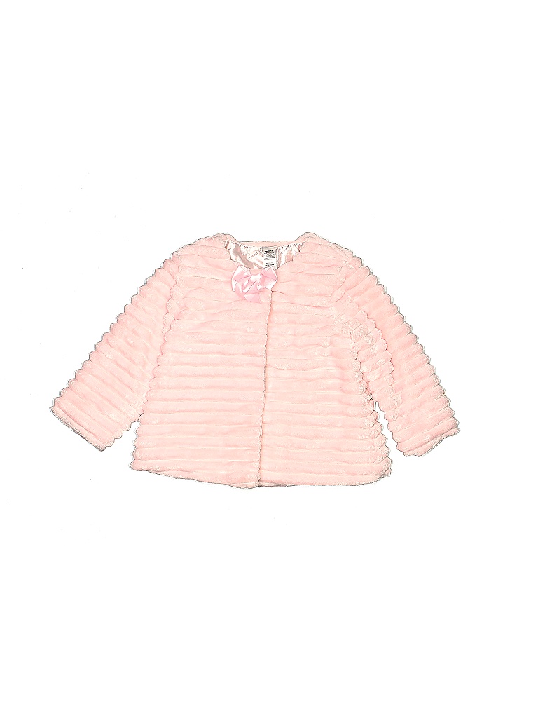 Little Me 100% Polyester Stripes Colored Pink Jacket Size 2T - photo 1
