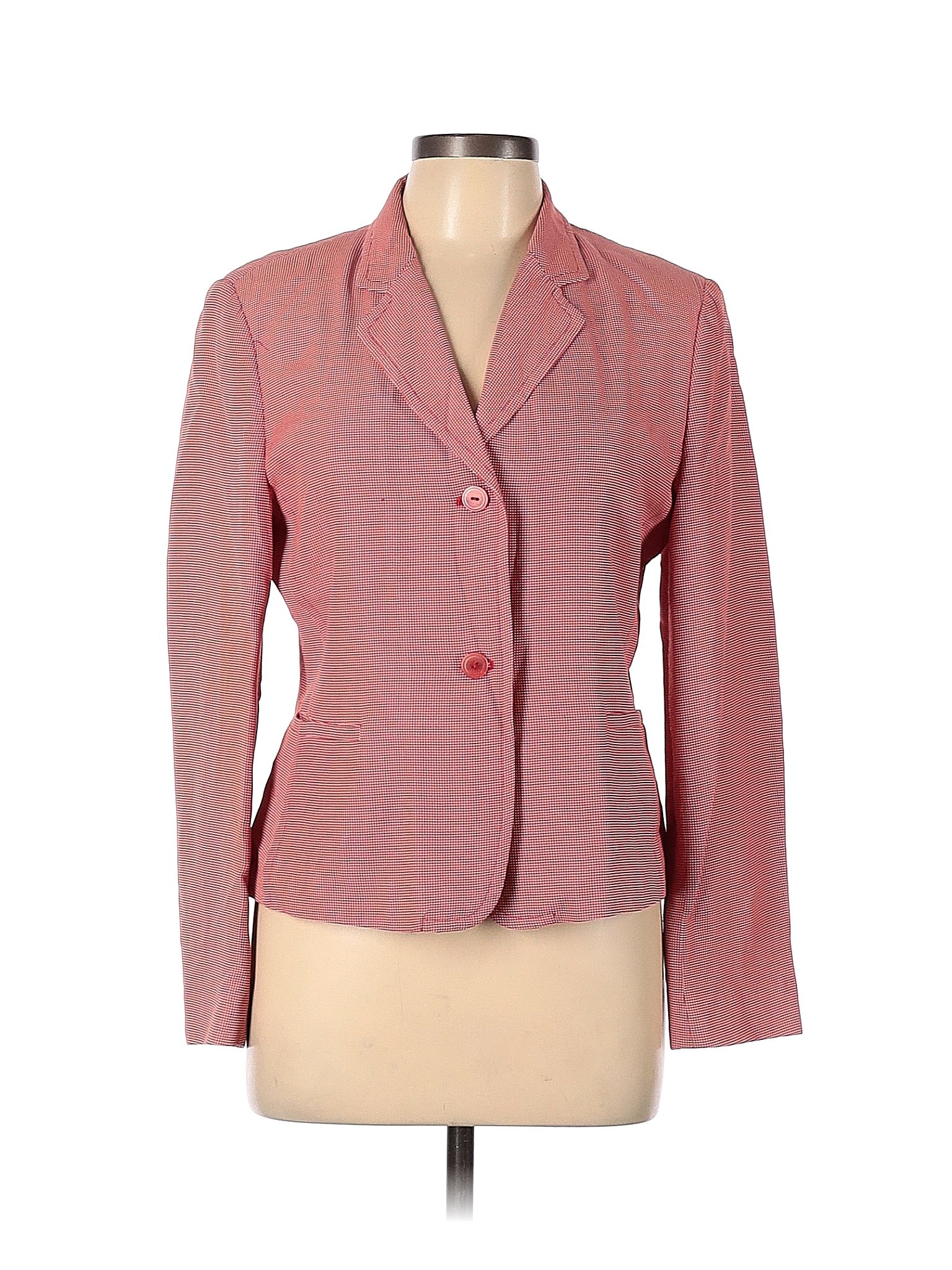 Casual Corner Solid Red Blazer Size 10 73 off thredUP