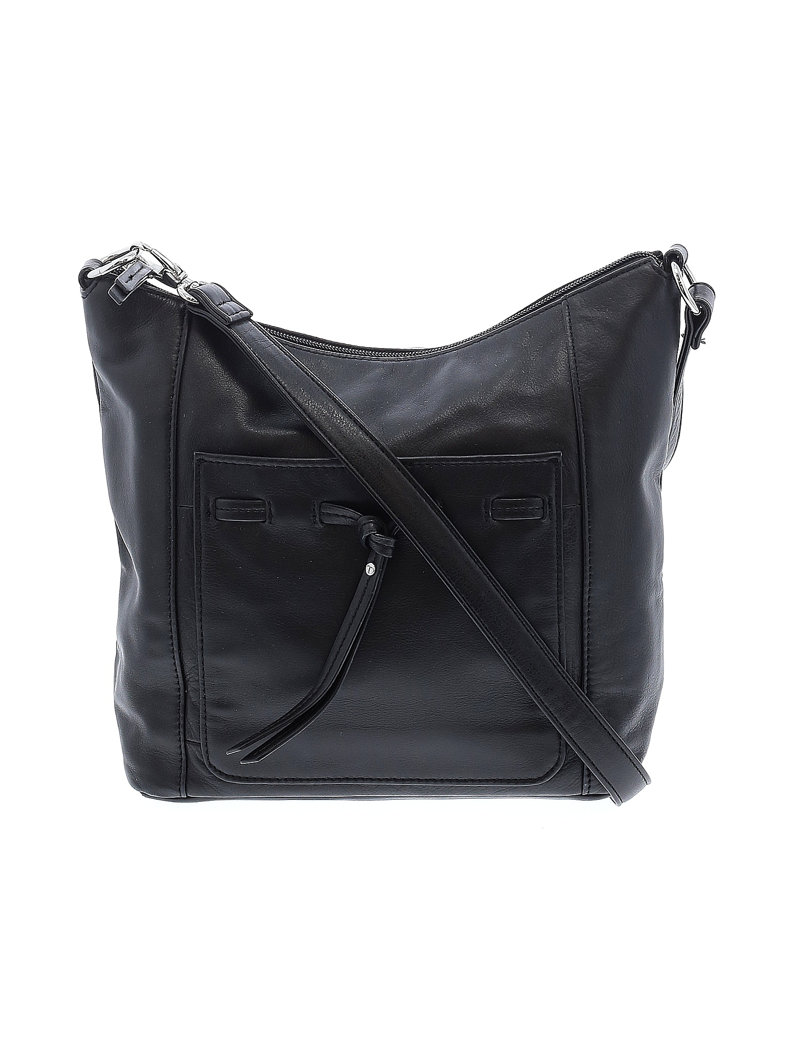 Tignanello 100 Leather Solid Black Leather Crossbody Bag One Size 71 off thredUP