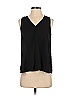 Vince Camuto 100% Polyester Black Sleeveless Blouse Size S (Petite) - photo 1