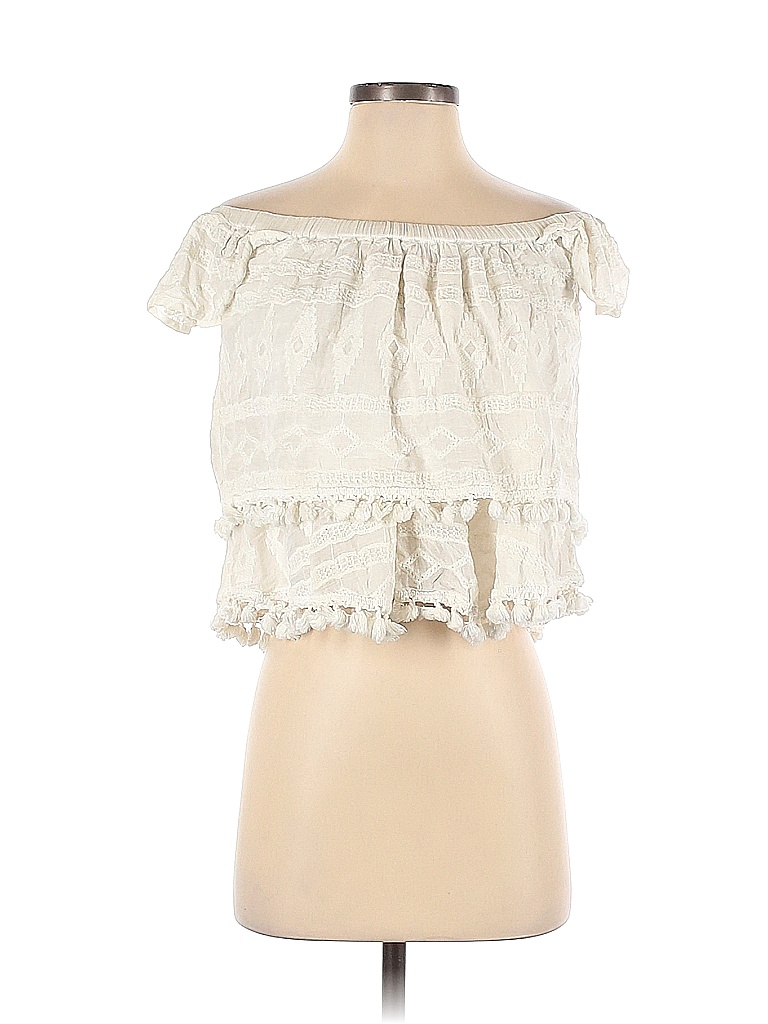 Seed 100% Cotton White Sleeveless Top Size XS - photo 1
