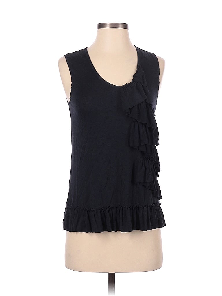 Pre-owned Max Studio Sleeveless T-shirt In Black
