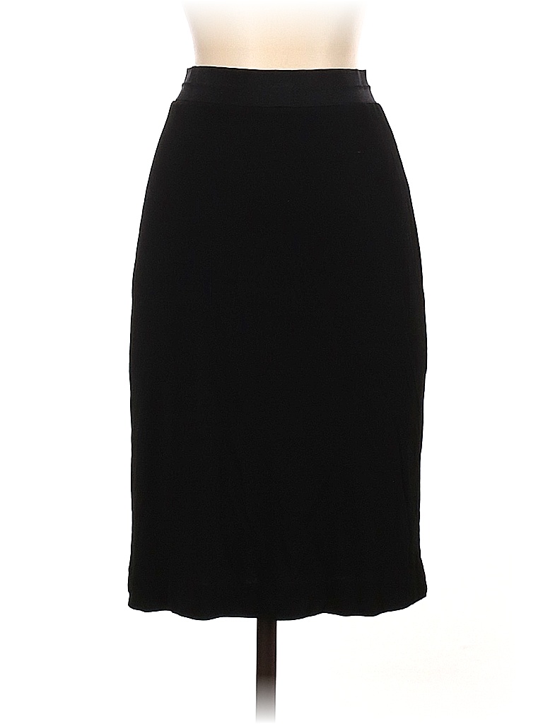 Piazza Sempione 100% Viscose Solid Black Casual Skirt Size 40 (IT) - photo 1