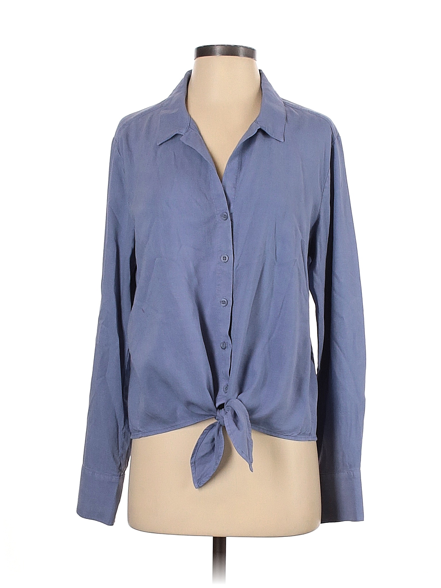 Chemise Vintage à Manches Longues Mark Shale - Taille 14 1/2, Manche 32, Couleur Crème à Rayures - Très Bon État