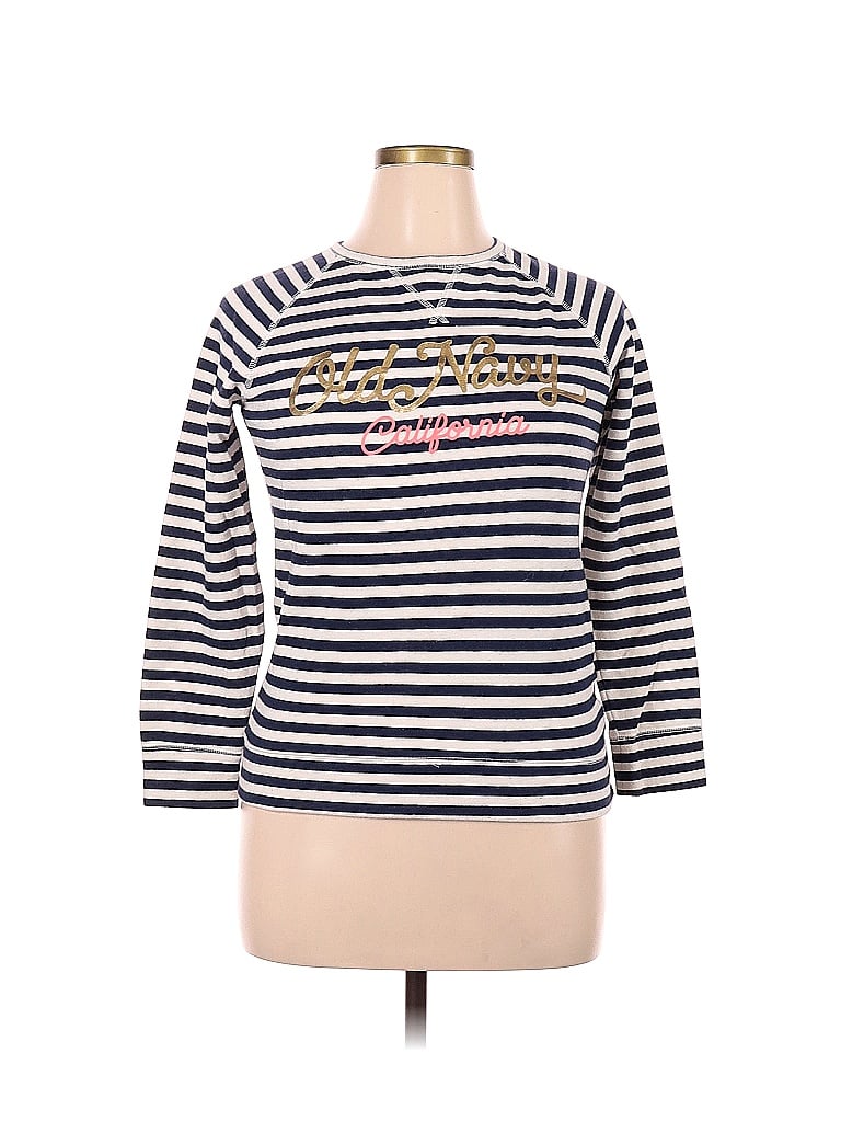 Pre-owned Old Navy Sweatshirt In White