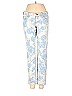 Current/Elliott Floral Multi Color Blue Jeans Size XS (0) - photo 1