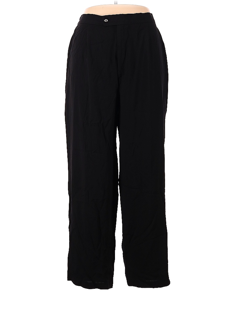 Fashion Bug Solid Black Dress Pants Size 18 20 (Plus) 62 off thredUP