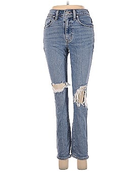 Madewell The Petite Girljean in Cadell Wash: Ripped Edition (view 1)