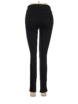Madewell 9" Mid-Rise Skinny Jeans: Velvet Tuxedo Stripe Edition (view 2)