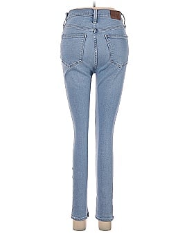 Madewell 11" High-Rise Skinny Crop Jeans in Webb Wash: TENCEL&trade; Denim Edition (view 2)
