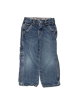 Levi's 100% Cotton Solid Blue Jeans Size 4T - 55% off | thredUP