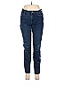 NANETTE Nanette Lepore Solid Blue Jeans Size 6 - photo 1