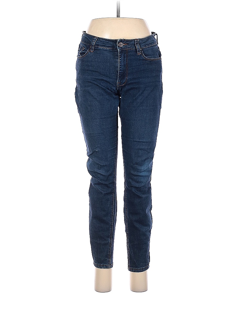NANETTE Nanette Lepore Solid Blue Jeans Size 6 - photo 1