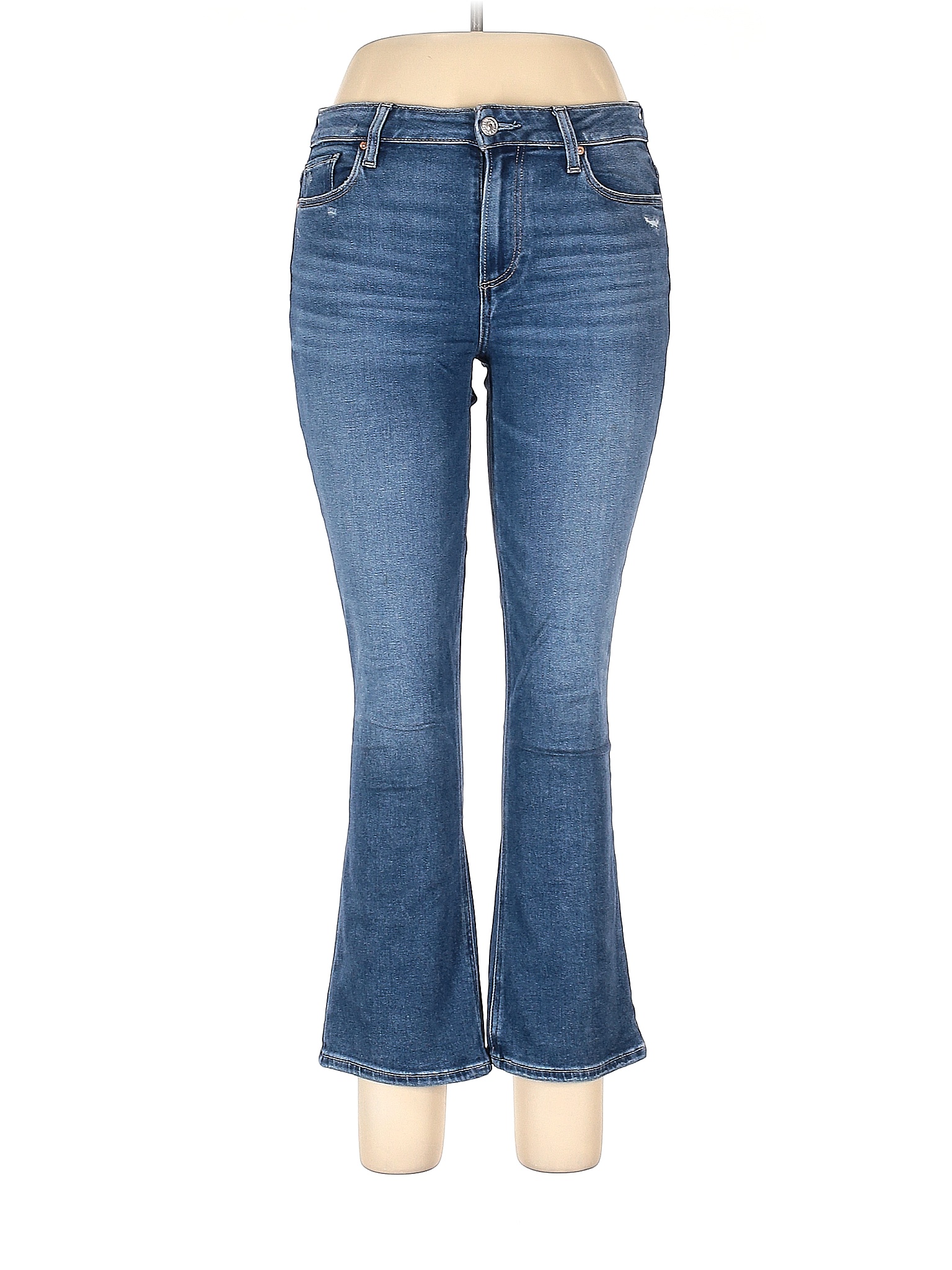 Paige Solid Blue Jeans 30 Waist - 79% off | thredUP