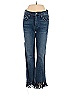 James Jeans Tortoise Hearts Blue Jeans 27 Waist - photo 1