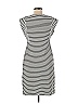 Derek Lam Collective Stripes Multi Color White Striped V-Neck Dress Size 44 (IT) - photo 2