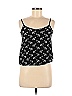 H&M Loves Coachella 100% Viscose Black Sleeveless Blouse Size 6 - photo 1