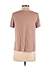 Topshop Brown Tan Short Sleeve T-Shirt Size 2 - photo 2