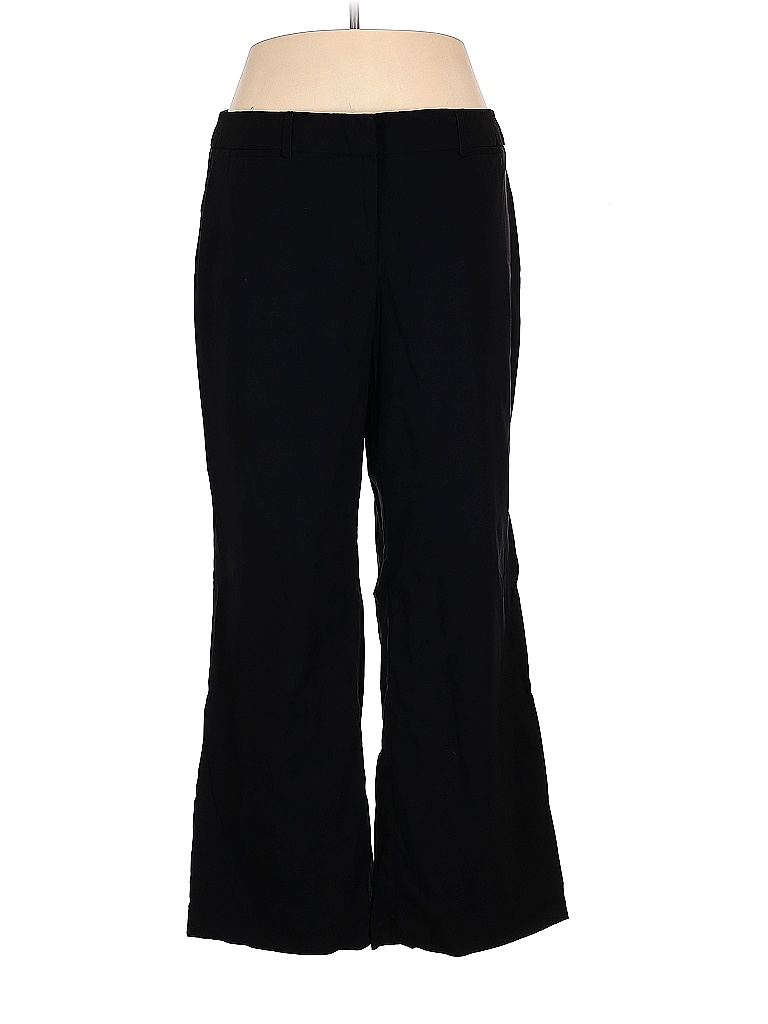 Dalia Collection Solid Black Dress Pants Size 16 - 64% off | thredUP