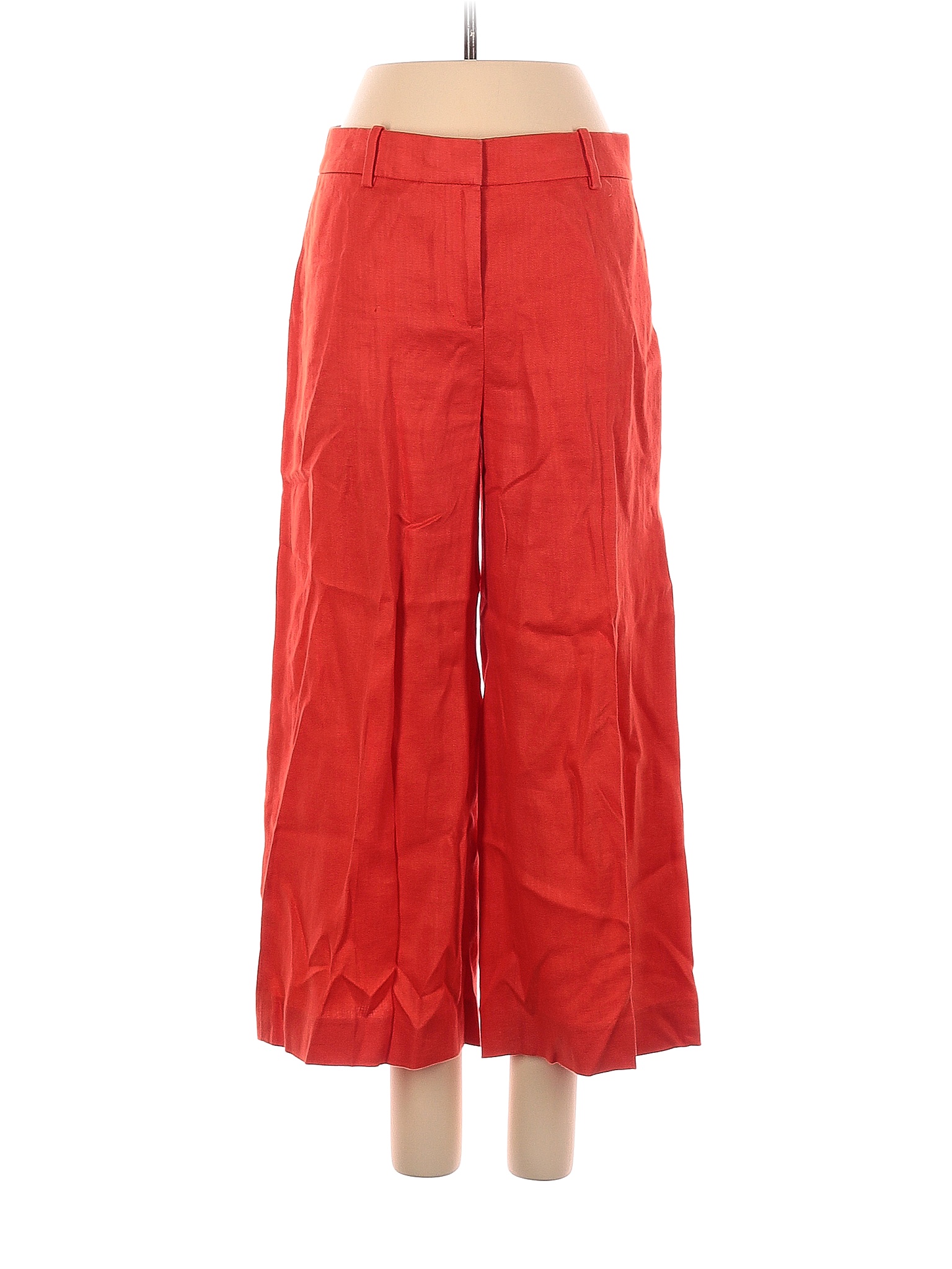 J.Crew 100% Linen Solid Colored Orange Linen Pants Size 2 - 77% off ...
