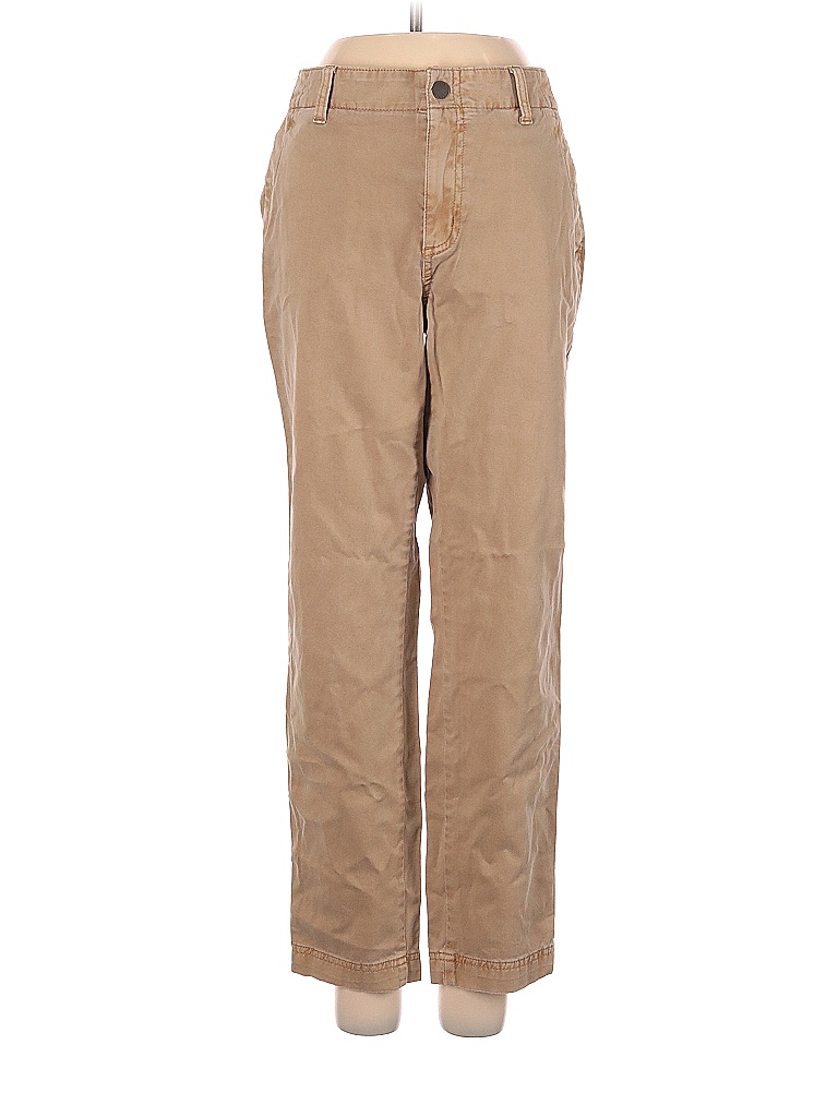 Eddie Bauer Solid Colored Tan Casual Pants Size 2 77 off thredUP