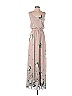 Show Me Your Mumu 100% Polyester Floral Blush Tan Casual Dress Size XS - photo 1