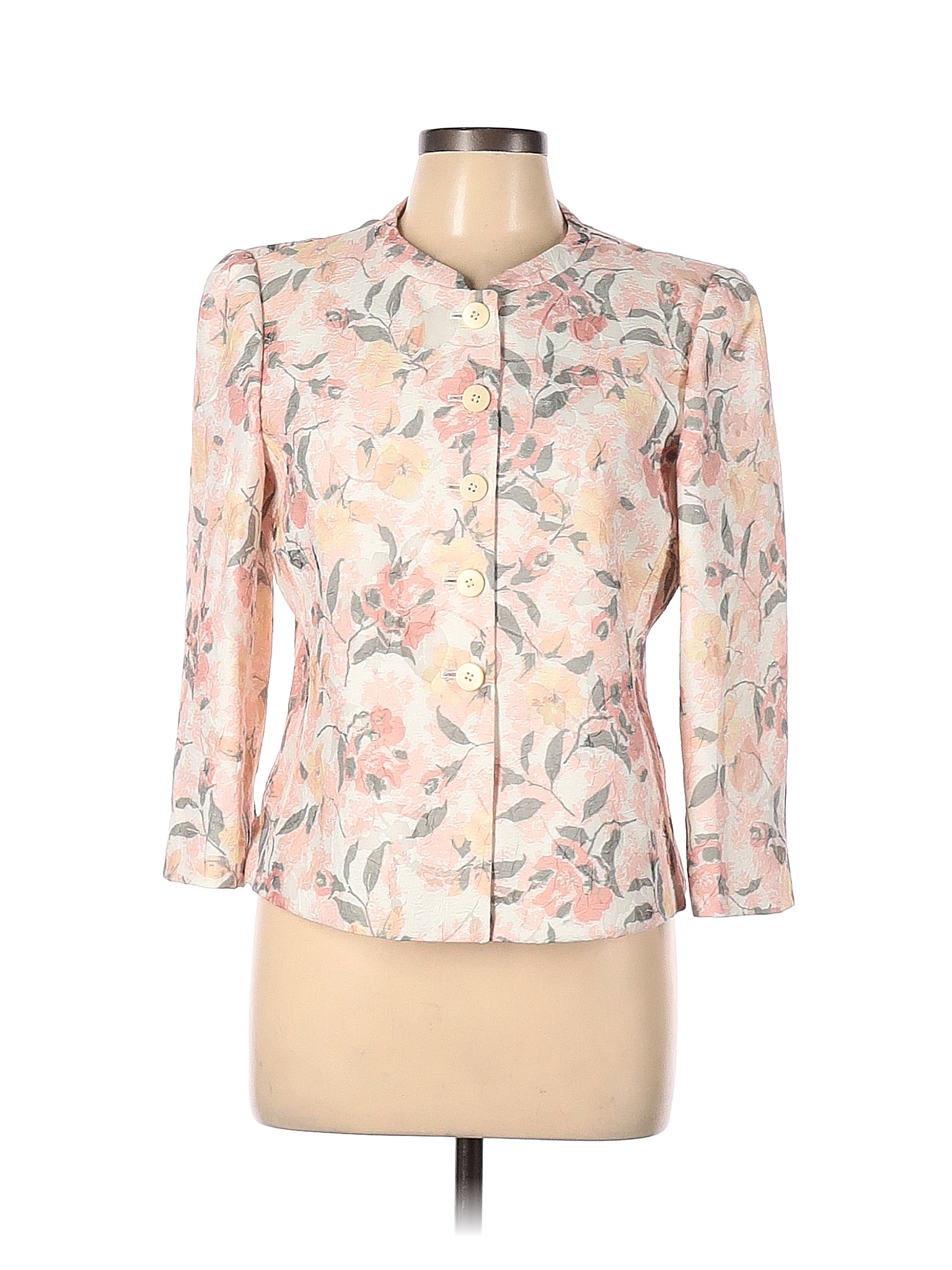 Armani Collezioni Floral Pink Jacket Size 10 - 92% off | thredUP
