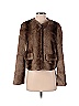 Alberto Makali Colored Tan Faux Fur Jacket Size S - photo 1