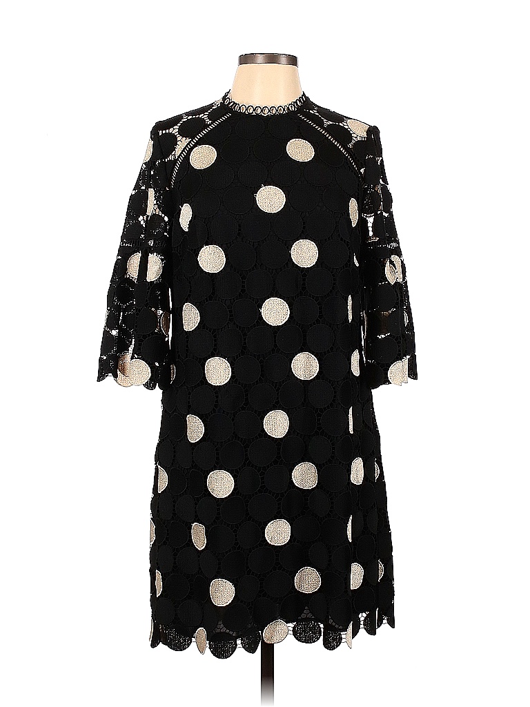 Shoshanna 100% Polyester Polka Dots Black Cocktail Dress Size 10 - 87% ...