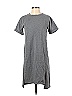 Eileen Fisher Solid Gray Casual Dress Size P (Petite) - photo 1
