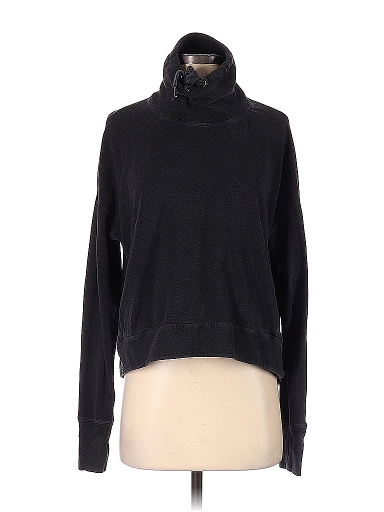 Sweaty Betty Color Block Solid Gray Turtleneck Sweater Size XS - 72% ...