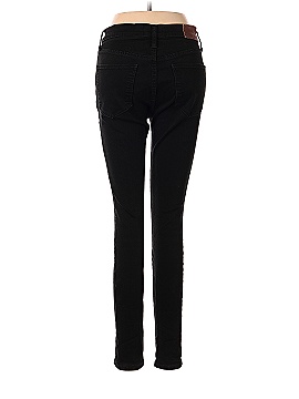 Madewell 9" Mid-Rise Skinny Jeans in ISKO Stay Black&trade; (view 2)