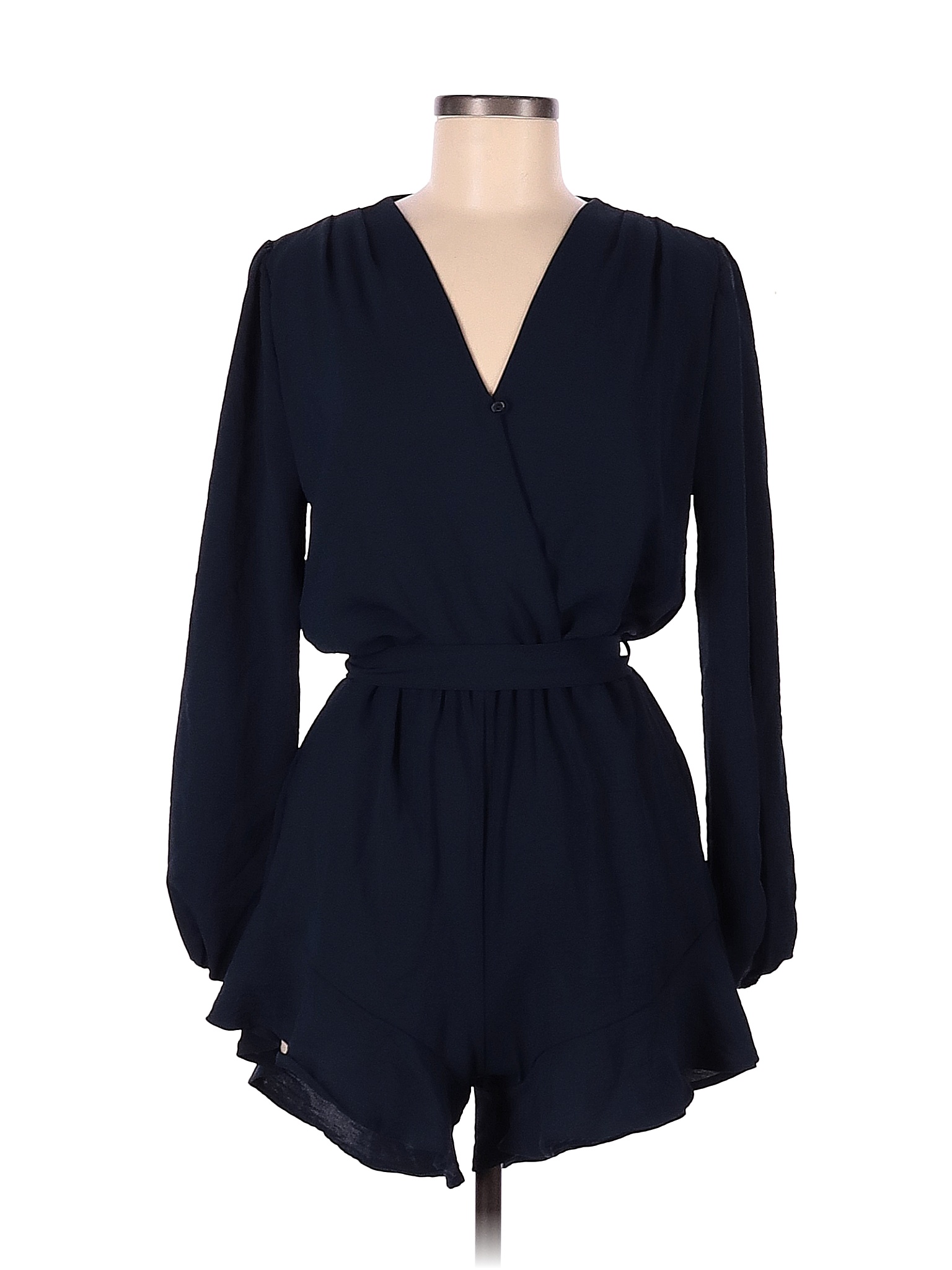 Fraiche by J 100 Polyester Blue Romper Size M 67 off thredUP