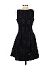 Taylor 100% Polyester Black Cocktail Dress Size 4 - photo 2