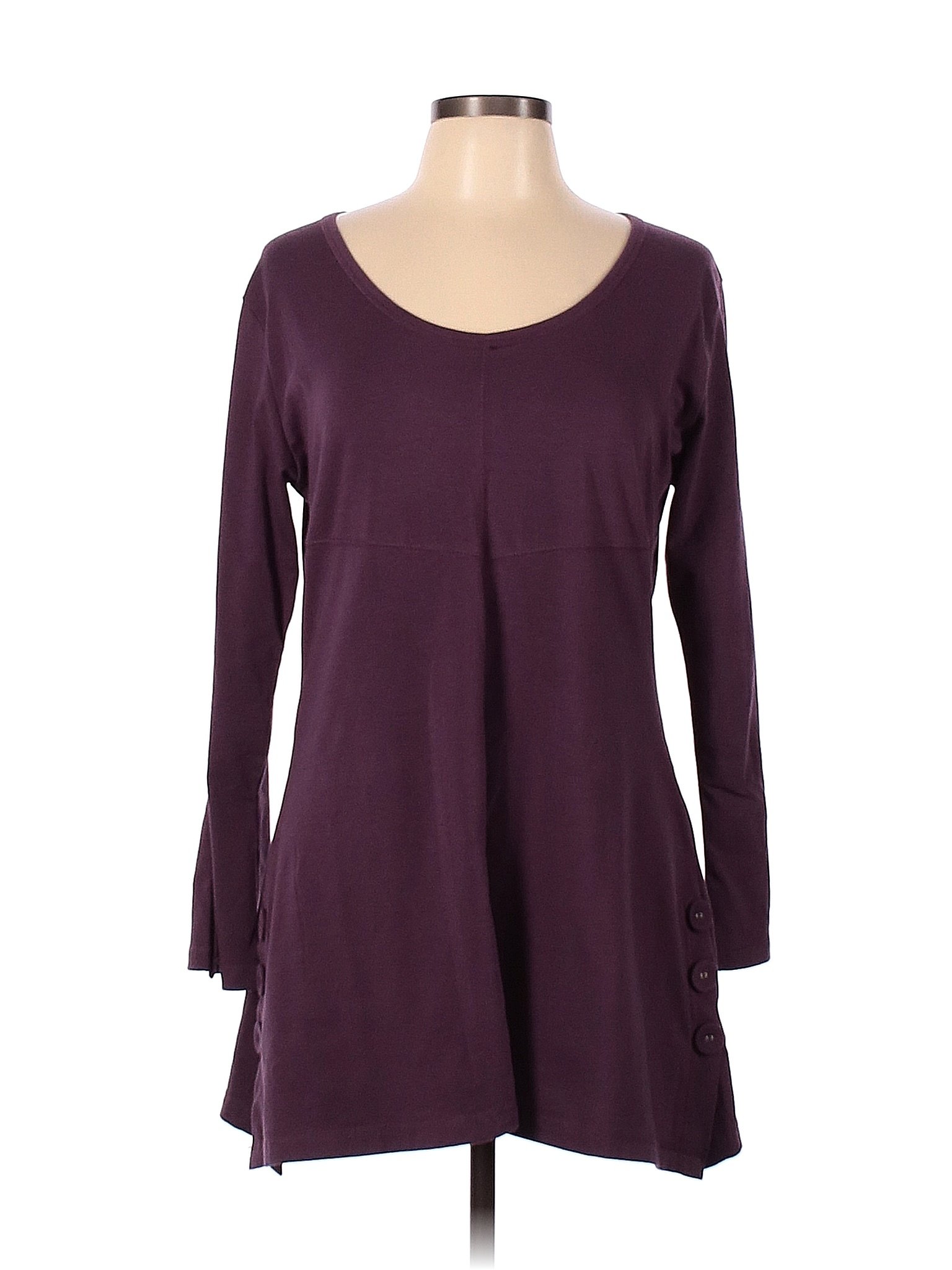 Noelle Purple Long Sleeve Top Size Lg Xl 79 Off Thredup