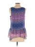 Express 100% Polyester Purple Sleeveless Blouse Size S - photo 2