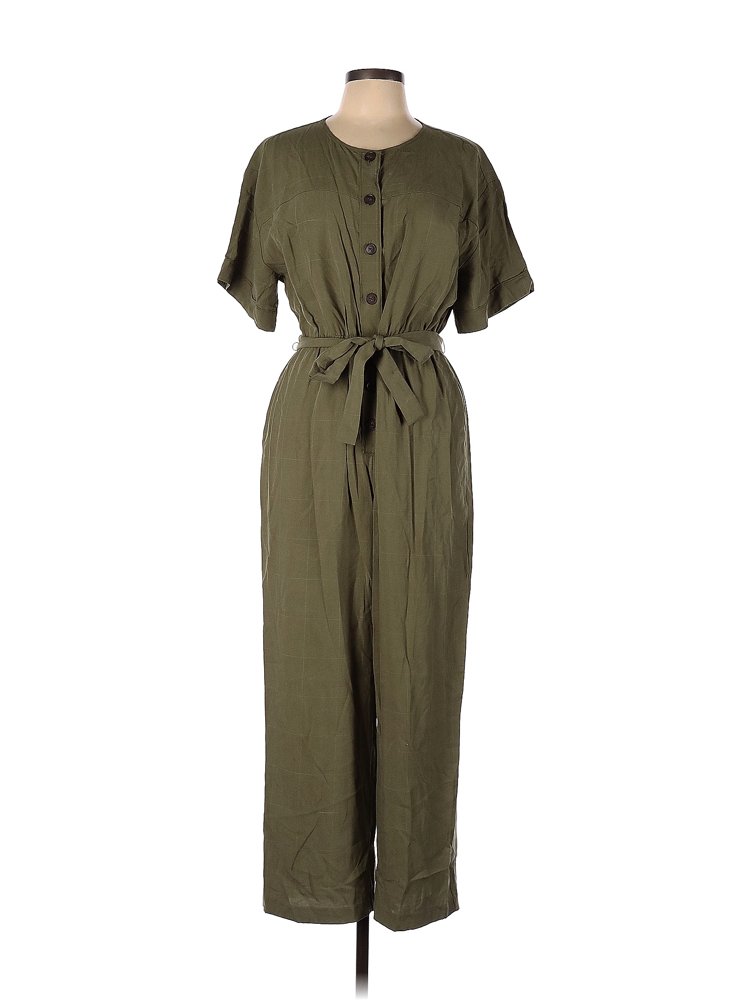 Madewell Solid Colored Green Jumpsuit Size L - 53% off | thredUP