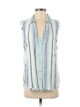 Maven West Sleeveless Button-Down Shirt (view 1)