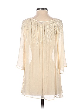 Calypso St. Barth 3/4 Sleeve Silk Top (view 2)