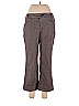 New York & Company Tweed Chevron-herringbone Brown Casual Pants Size 8 - photo 1