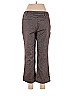 New York & Company Tweed Chevron-herringbone Brown Casual Pants Size 8 - photo 2
