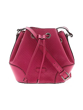 Gucci Vintage Diamante Bright Leather Bucket Bag
