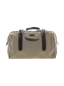 Gucci Vintage Canvas Boston Bag