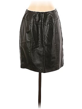 Anne Klein Faux Leather Skirt (view 1)
