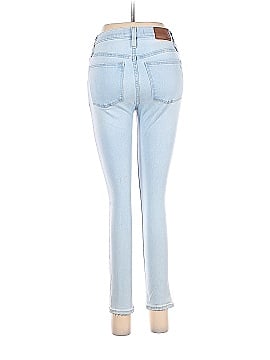 Madewell Light Wash Cool Max High Rise Skinny Jeans (view 2)