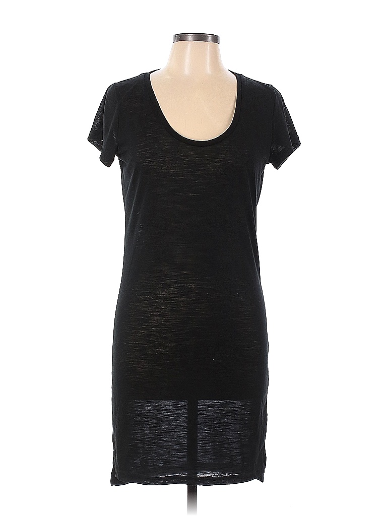 B. Split 100% Polyester Black Casual Dress Size L - photo 1