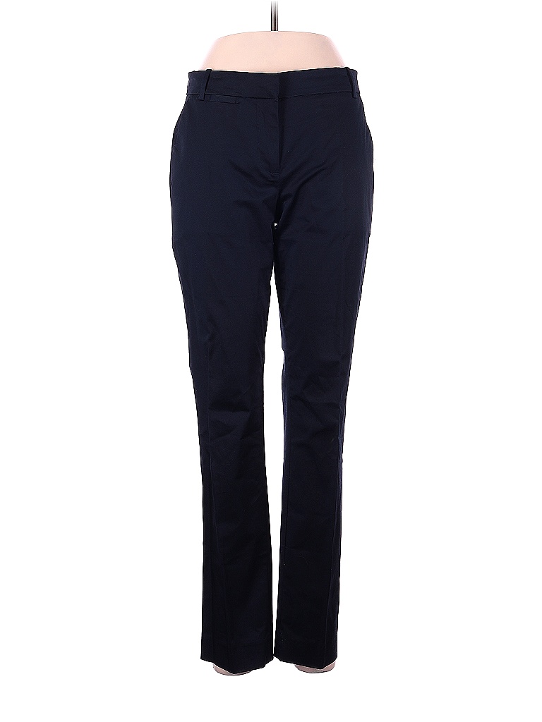 J.Crew Solid Navy Blue Dress Pants Size 6 87 off thredUP