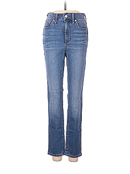 Madewell 10" High-Rise Skinny Crop Jeans in Welling Wash: Summerweight Edition (view 1)
